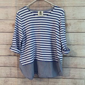Anthropologie Lilies Closet Striped top